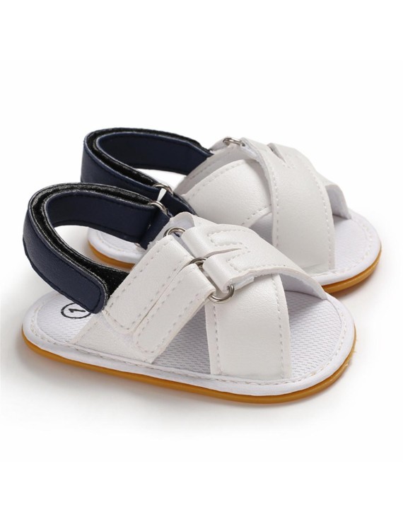 Oxford non-slip bottom breathable baby walking sandals for boys and girls 0-1 years old gold 11CM / 100g