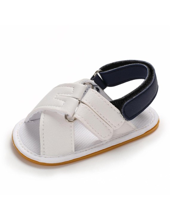 Oxford non-slip bottom breathable baby walking sandals for boys and girls 0-1 years old gold 11CM / 100g