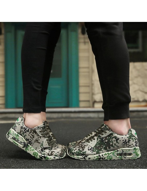 Fashion Camouflage Lovers Shoes Unisex Casual Shoes Breathable Sports Shoes