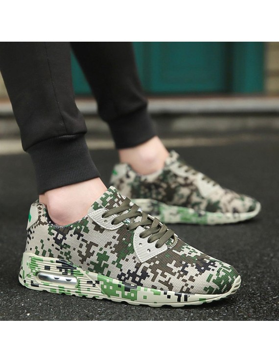 Fashion Camouflage Lovers Shoes Unisex Casual Shoes Breathable Sports Shoes