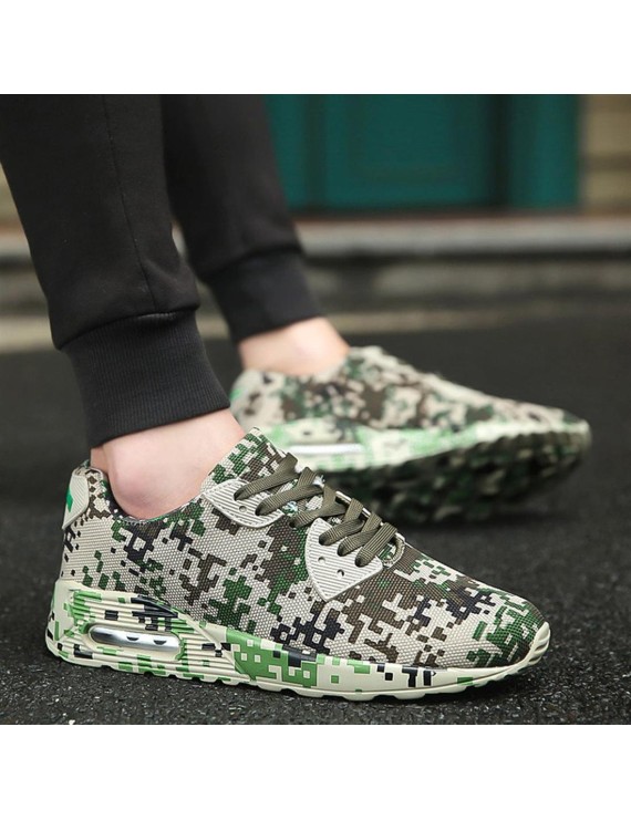 Fashion Camouflage Lovers Shoes Unisex Casual Shoes Breathable Sports Shoes