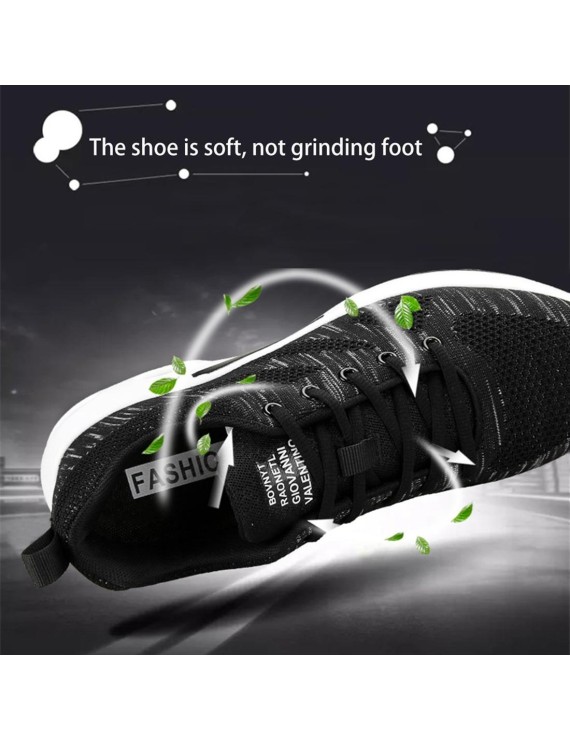 Casual Women Men Couples Outdoor Sport Knitted Air Cushion Sneaker Shoes