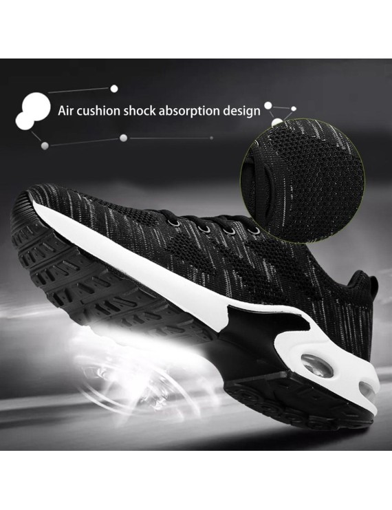 Casual Women Men Couples Outdoor Sport Knitted Air Cushion Sneaker Shoes