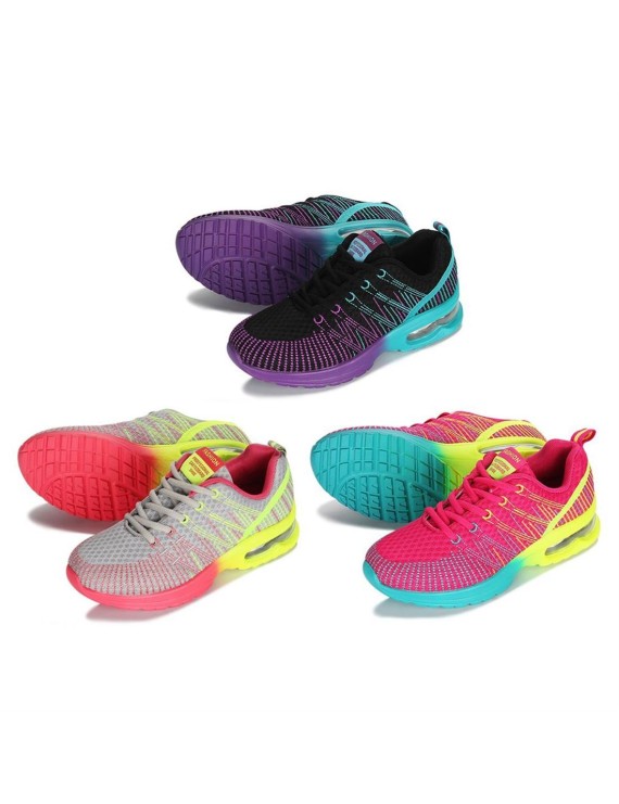 Sport Running Shoes Woman Breathable Comfortable Lace Up Outdoor Sneakers