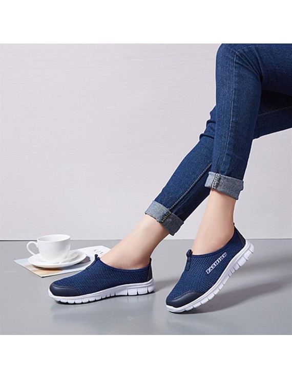 Casual Couple Lover Shoes Lightweight Slip-on Loafers Flat Sole Running Shoes