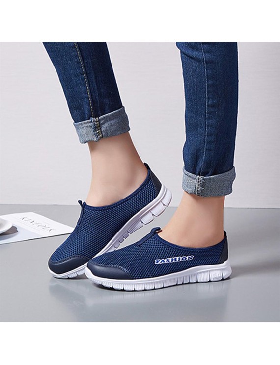 Casual Couple Lover Shoes Lightweight Slip-on Loafers Flat Sole Running Shoes