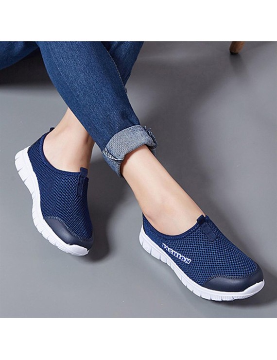 Casual Couple Lover Shoes Lightweight Slip-on Loafers Flat Sole Running Shoes