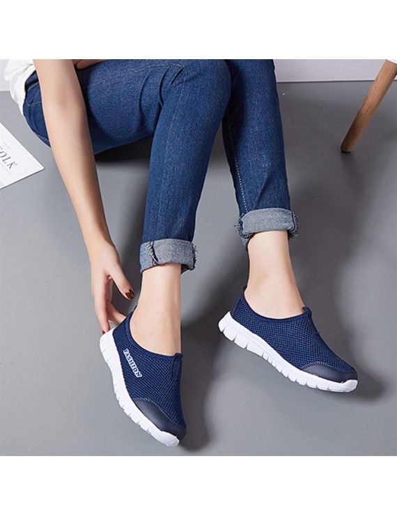 Casual Couple Lover Shoes Lightweight Slip-on Loafers Flat Sole Running Shoes