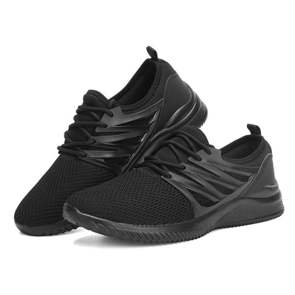 Fly Line Mesh Upper Breathable Sneakers Anti-skid Casual Sports Shoes For Men