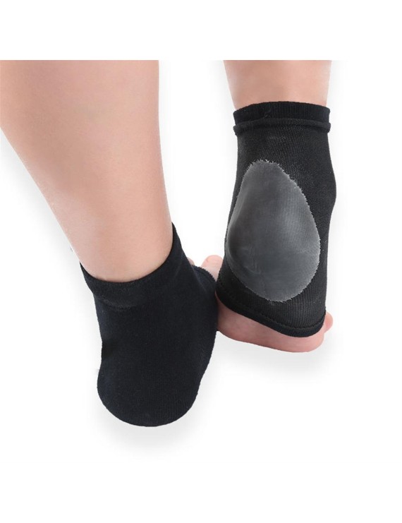 Cross-border SPA silicone gel foot heel socks foot protection foot moisturizer socks for men and women moisturizing foot cover blue and white