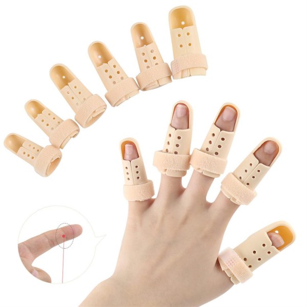 Cross border for PE men and women basketball extensor tendon rupture finger joint dislocation finger fixation splint cover skin color 0 (suitable for 38-42mm finger length)