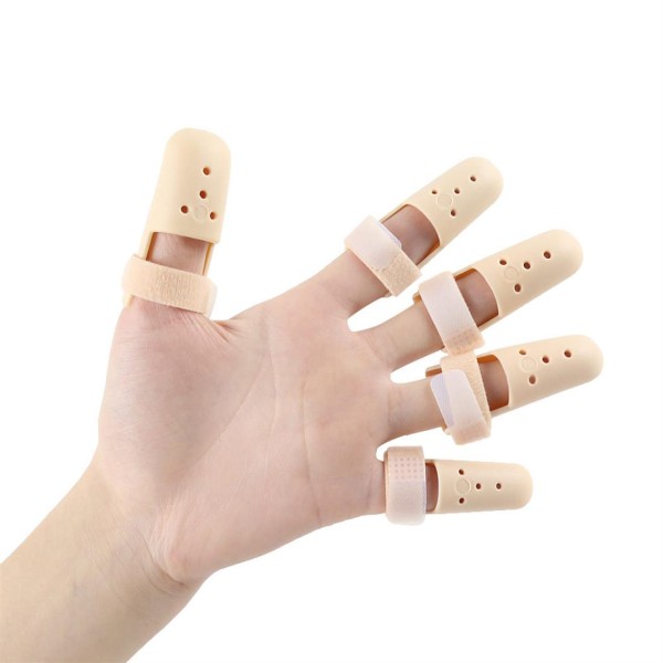 Cross border for PE men and women basketball extensor tendon rupture finger joint dislocation finger fixation splint cover skin color 0 (suitable for 38-42mm finger length)