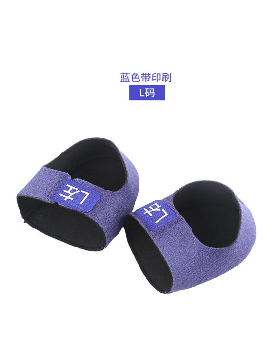 SEBS Velcro shock absorbent heel set for men and women sports leisure ultra soft comfortable gentle pressing heel pad purple band L