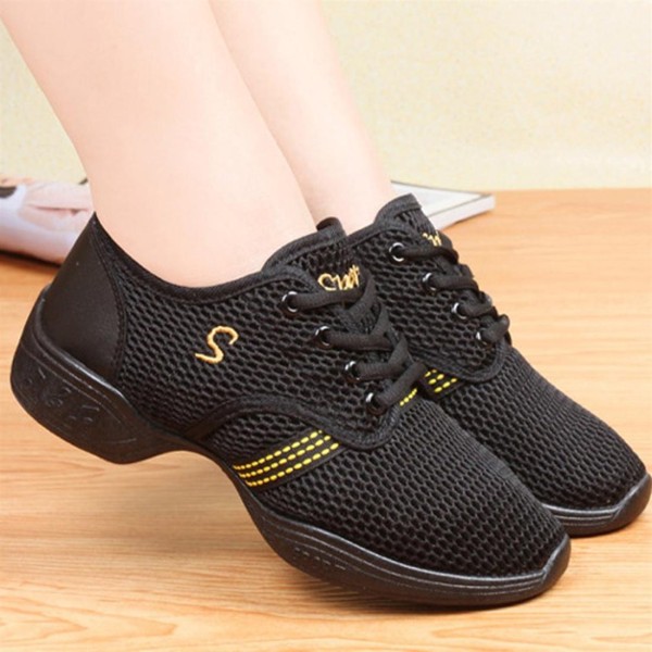 Female Dance Sneakers Soft Mesh Shoes Woman Jazz Ballroom Practicing Shoes