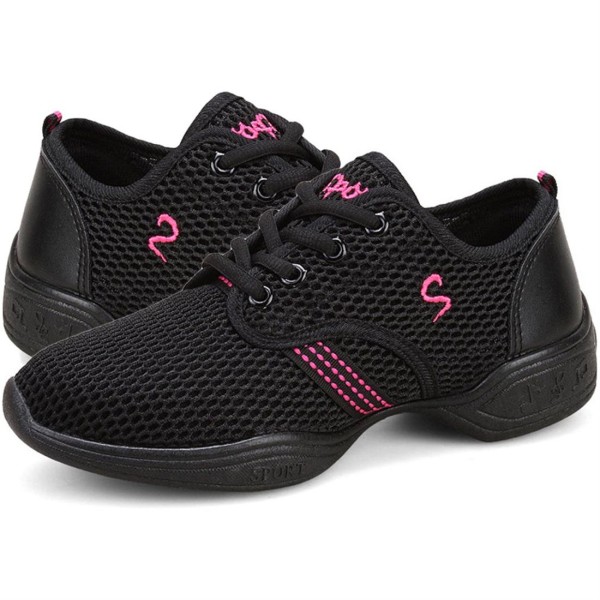 Female Dance Sneakers Soft Mesh Shoes Woman Jazz Ballroom Practicing Shoes