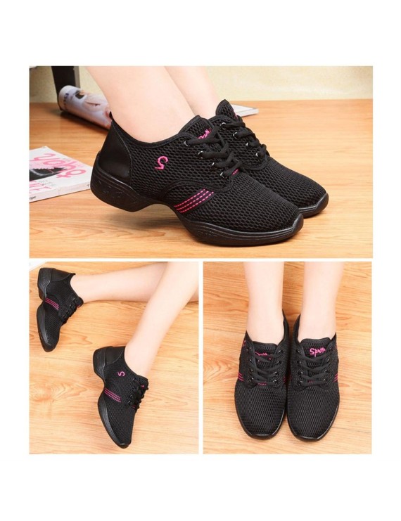 Female Dance Sneakers Soft Mesh Shoes Woman Jazz Ballroom Practicing Shoes