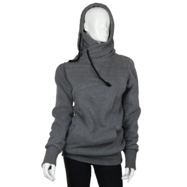 Solid Color Long Sleeve Pullover Hoodie