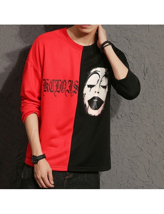 Crew Neck Long Sleeve T-shirt