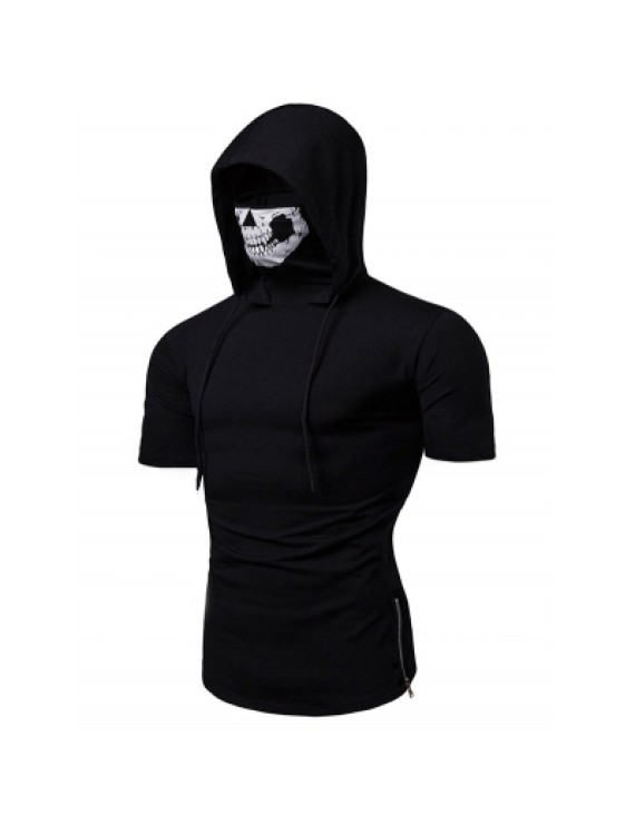 Hooded Short Sleeve T Shirt