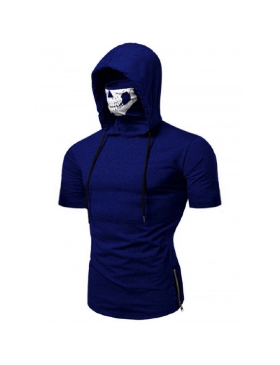 Hooded Short Sleeve T Shirt