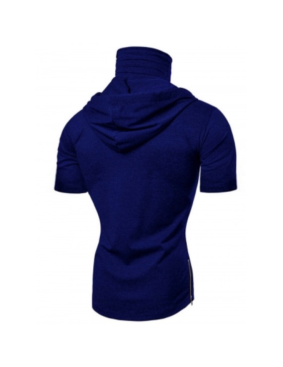 Hooded Short Sleeve T Shirt