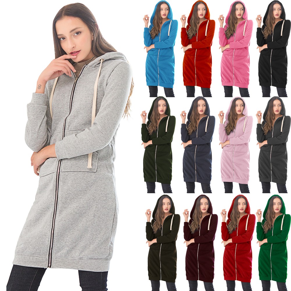 Women Plus Size Warm Hoodie Casual Loose Sweatshirt Coat Velvet Fashion Outwear